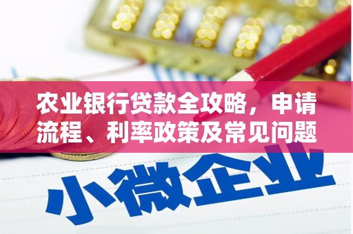 中堂农业银行贷款全攻略，申请流程、利率政策及常见问题解析