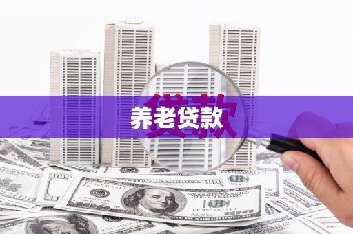 中堂养老贷款