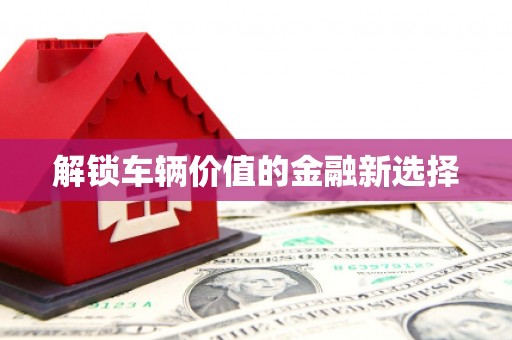 中堂解锁车辆价值的金融新选择
