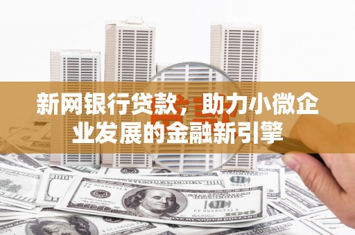 中堂新网银行贷款，助力小微企业发展的金融新引擎