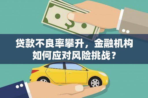 中堂贷款不良率攀升，金融机构如何应对风险挑战？