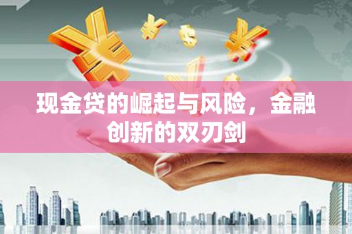 中堂现金贷的崛起与风险，金融创新的双刃剑