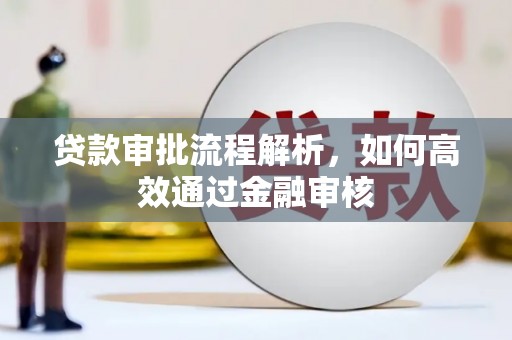 中堂贷款审批流程解析，如何高效通过金融审核