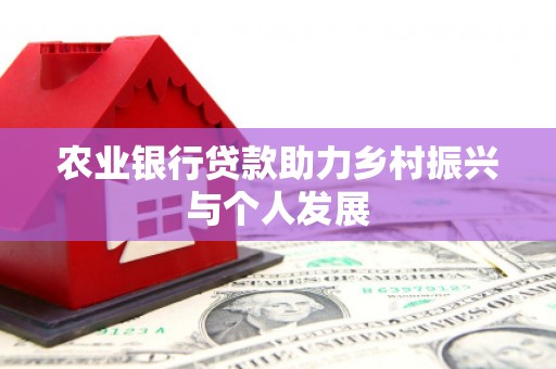 中堂农业银行贷款助力乡村振兴与个人发展