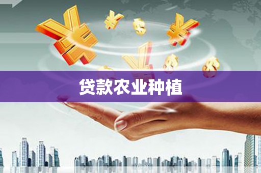 中堂贷款农业种植