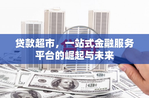 中堂贷款超市，一站式金融服务平台的崛起与未来