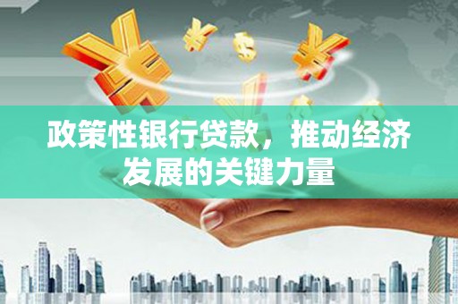 中堂政策性银行贷款，推动经济发展的关键力量