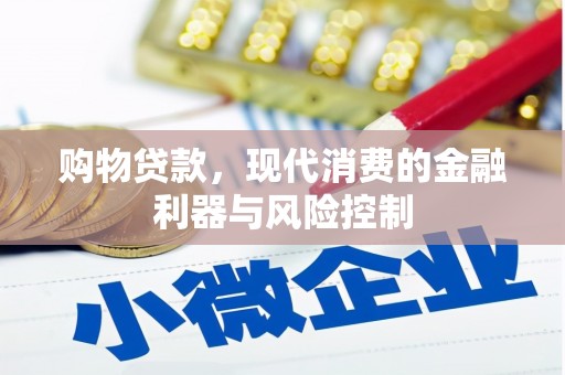 中堂购物贷款，现代消费的金融利器与风险控制
