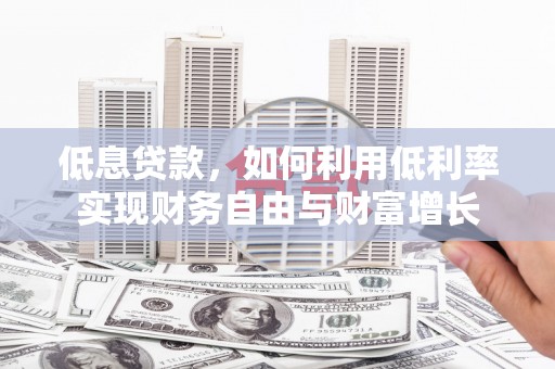 中堂低息贷款，如何利用低利率实现财务自由与财富增长